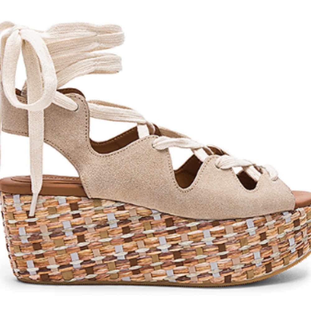 See by Chloe Lace Up Platform Sandals
